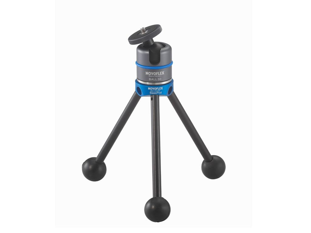 EAN 4030432841014 - Novoflex BasicPod Mini tripode Digitales / cámaras de película 3 pata(s) Negro, Azul imagen 4