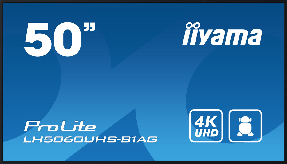 EAN 4948570124091 - iiyama LH5060UHS-B1AG pantalla de señalización Pizarra de caballete digital 125,7 cm (49.5") LED Wifi 500 imagen 2