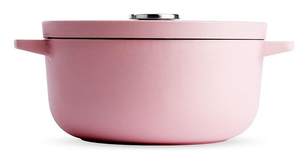 Kitchenaid Bräter Mit Deckel Gusseisen 22cm, Rosa