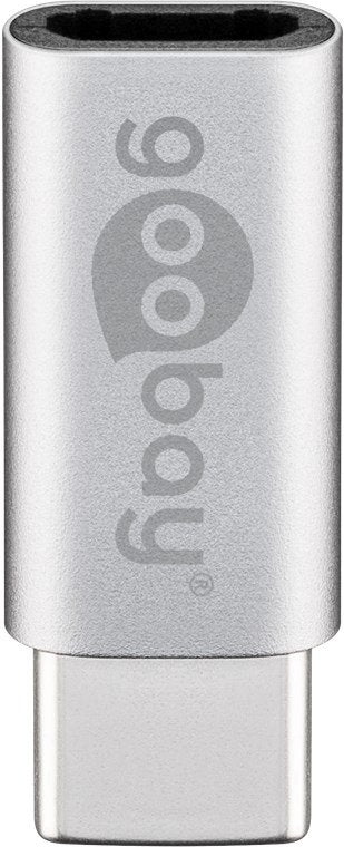 Goobay 56636 Adaptador Usb-C Usb 2.0 Micro Plata