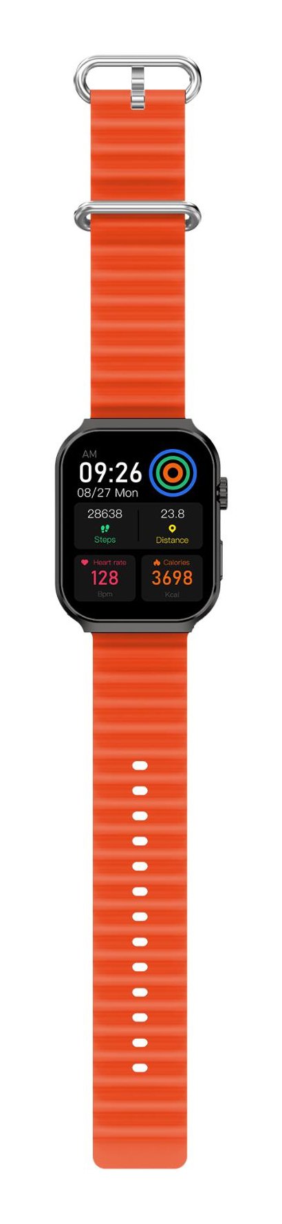 EAN 8021735207955 - Celly TRAINERULTRABK Relojes inteligentes y deportivos 5,13 cm (2.02") Digital 320 x 320 Pixeles Pantalla imagen 3