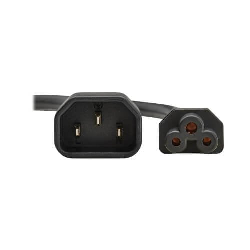Power Cable C14 To C5 H05vv-F 2.5a 2m