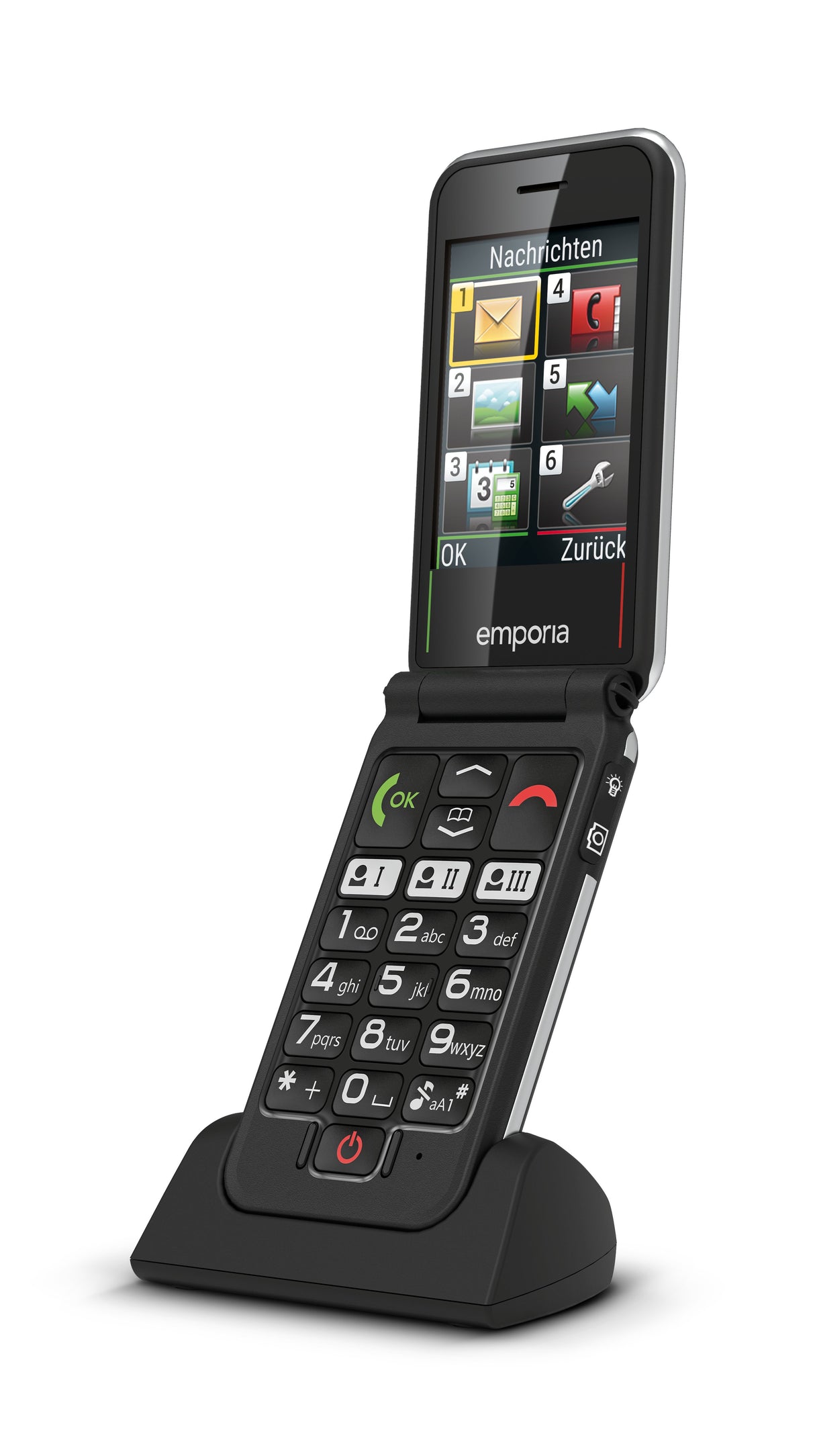 EAN 9005613168742 - Emporia emporiaJOY-LTE 7,11 cm (2.8") 115 g Negro Teléfono para personas mayores imagen 15