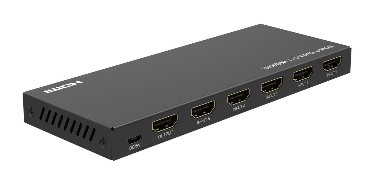 Microconnect Mc-Hdmiswitch0501-4k Interruptor De Video
