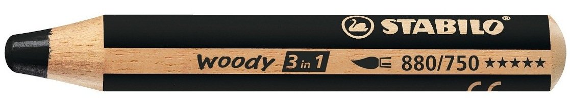 EAN 4006381115520 - STABILO woody 3 in 1 Negro 1 pieza(s) imagen 1