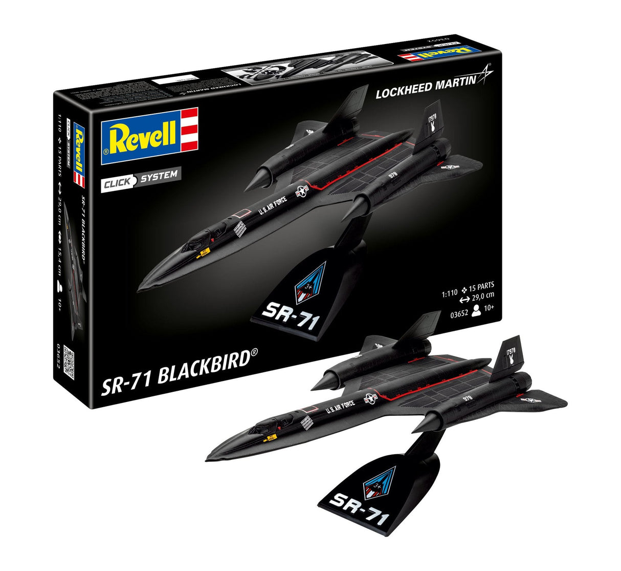 Revell Sr-71 Negrobird Easy-Click 1/110