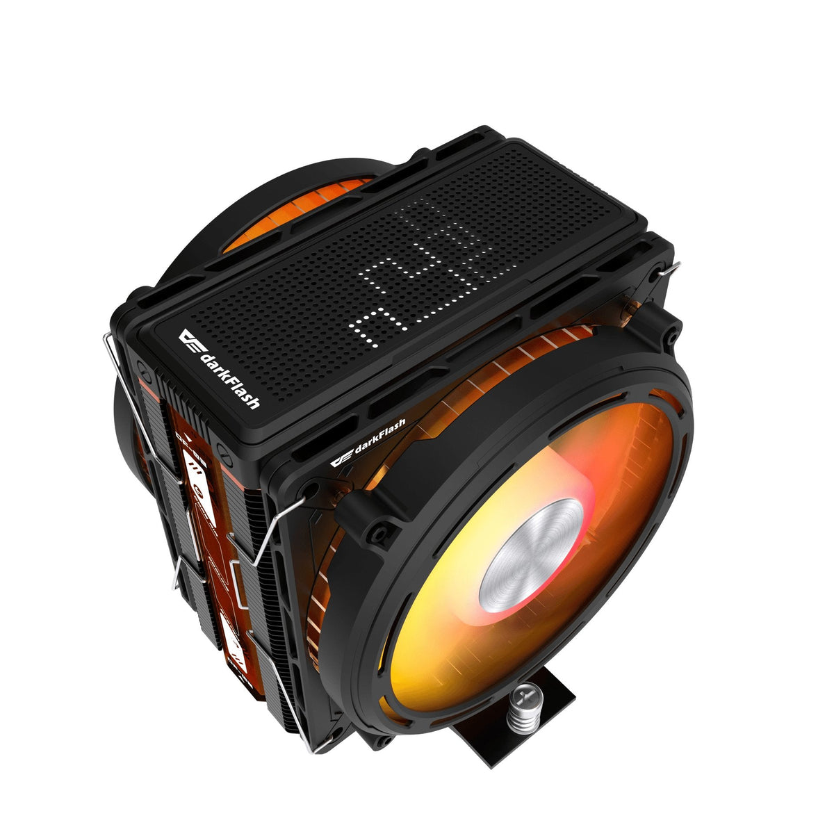 Ventilador Universal Explore E400 Plus A-Rgb Negro Darkflash Ventilador De 120 Mm / Argb / 230 W Tdp / 1851/1700/1200/115x Y Amd Am5/Am4