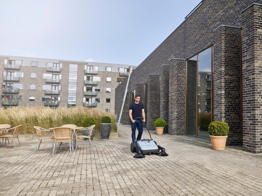 Nilfisk Sw200 Escoba Negro, Blanco