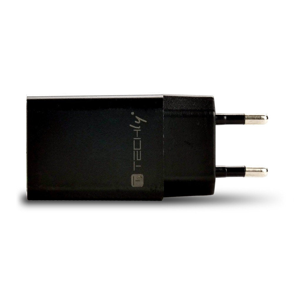 Cargador De Pared Techly Usb-A 5v 2.4a Para Smartphone O Tablet