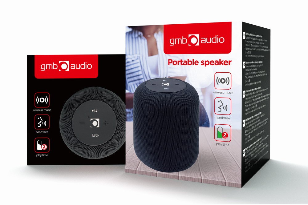 EAN 8716309112000 - Gembird SPK-BT-15-BK altavoz portátil o de fiesta Altavoz monofónico portátil Negro 5 W imagen 2