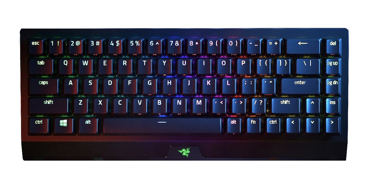Teclado Ingles Razer Blackwidow V3 Mini Hyperspeed Usb + Rf Wireless + Bluetooth Negro