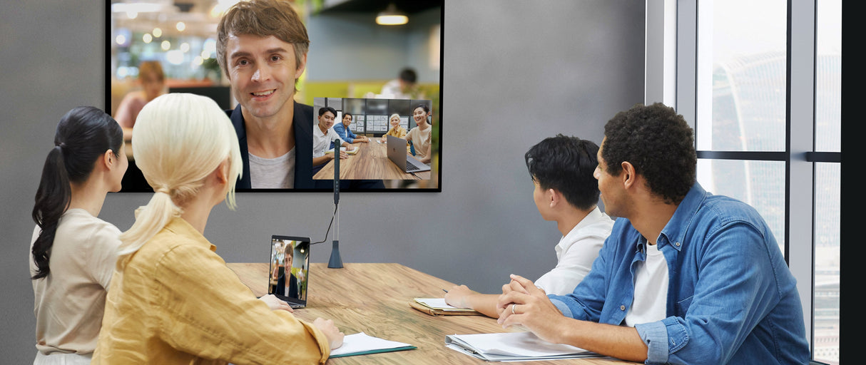 Cámara De Conferencia Ipevo 5-904-B-08-00 Totem 120 Multimodal Collaboration Retail Negro