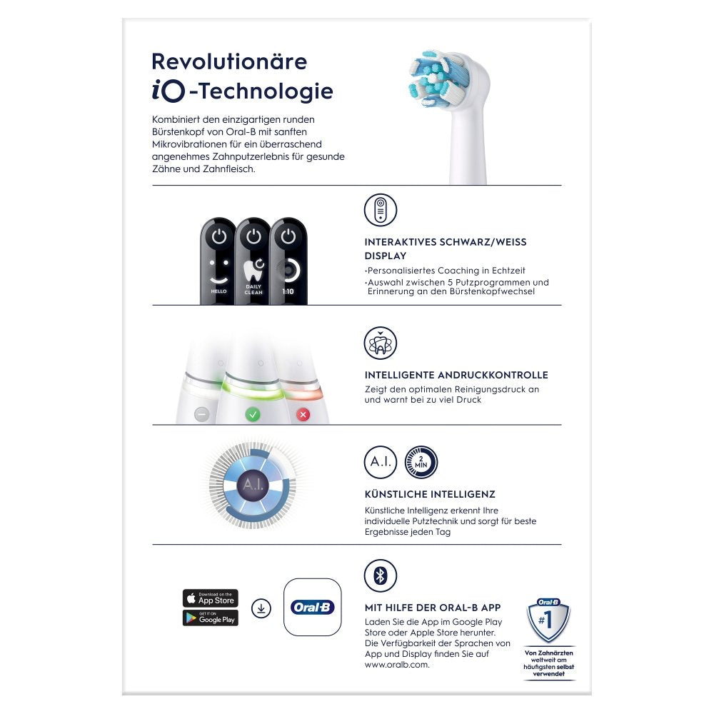 EAN 4210201445234 - Oral-B 445234 cepillo eléctrico para dientes Adulto Cepillo dental vibratorio Blanco imagen 3