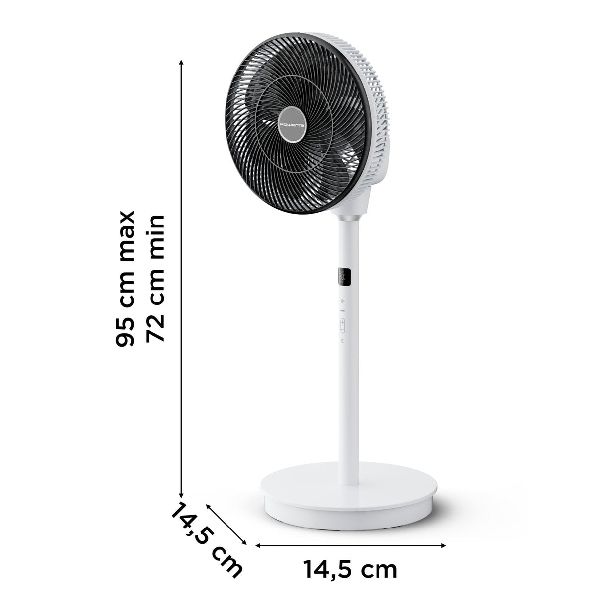 Rowenta Qv5040 Turbo Swift Silence Standventilator