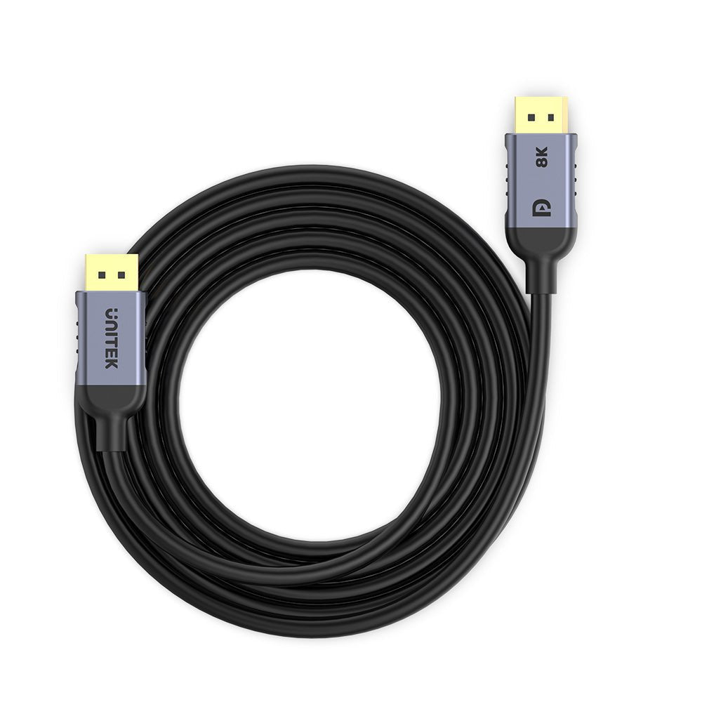 EAN 4894160054012 - UNITEK C1628GY01-5M cable DisplayPort Negro, Gris imagen 3