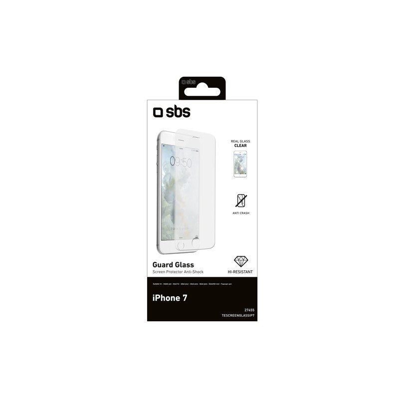 EAN 8018417227455 - SBS TESCREENGLASSIP7 protector de pantalla o trasero para teléfono móvil Apple 1 pieza(s) imagen 2
