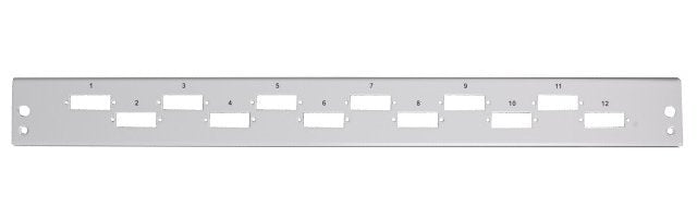 Efb Panel Frontal 24 X Sc Duplex Lc Quad Vertical, Gris