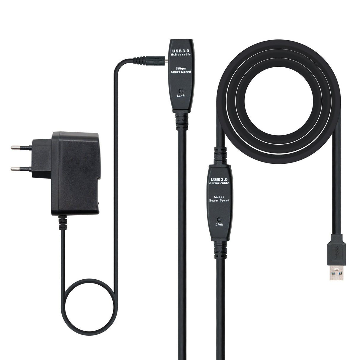 EAN 8433281008243 - Nanocable 10.01.0312 cable USB USB 3.2 Gen 1 (3.1 Gen 1) USB A Negro imagen 5