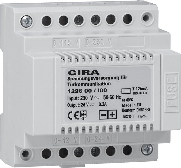 Gira - Fuente De Alimentación 24v Dc Türkommunikations-System 300ma