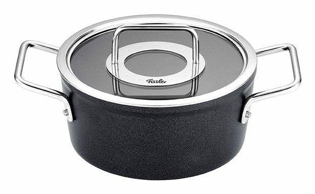 Olla Fissler Adamant 4,9 L Negro, Acero Inoxidable