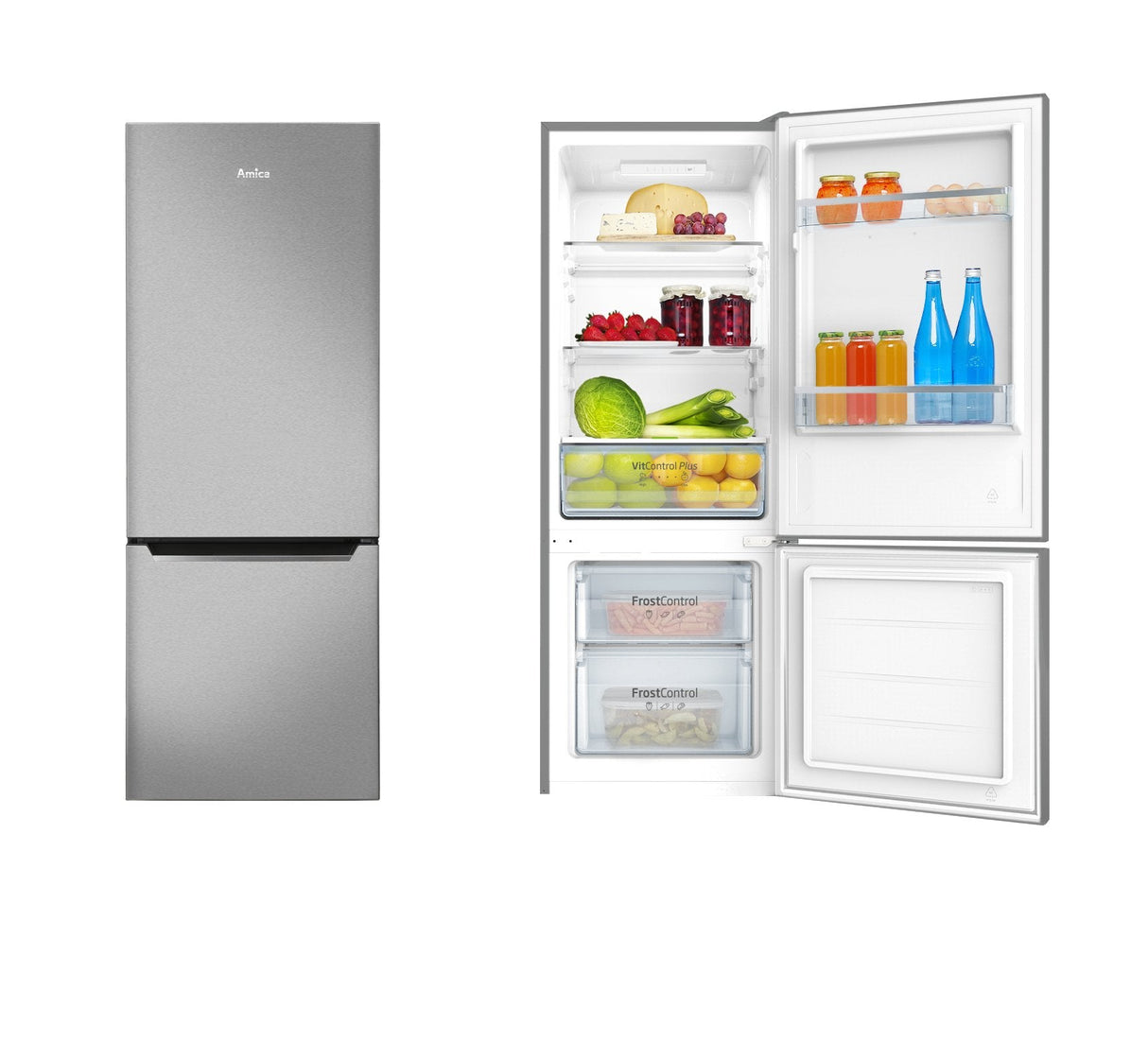 Fk244.4x(E) Amica Fridge-Freezer