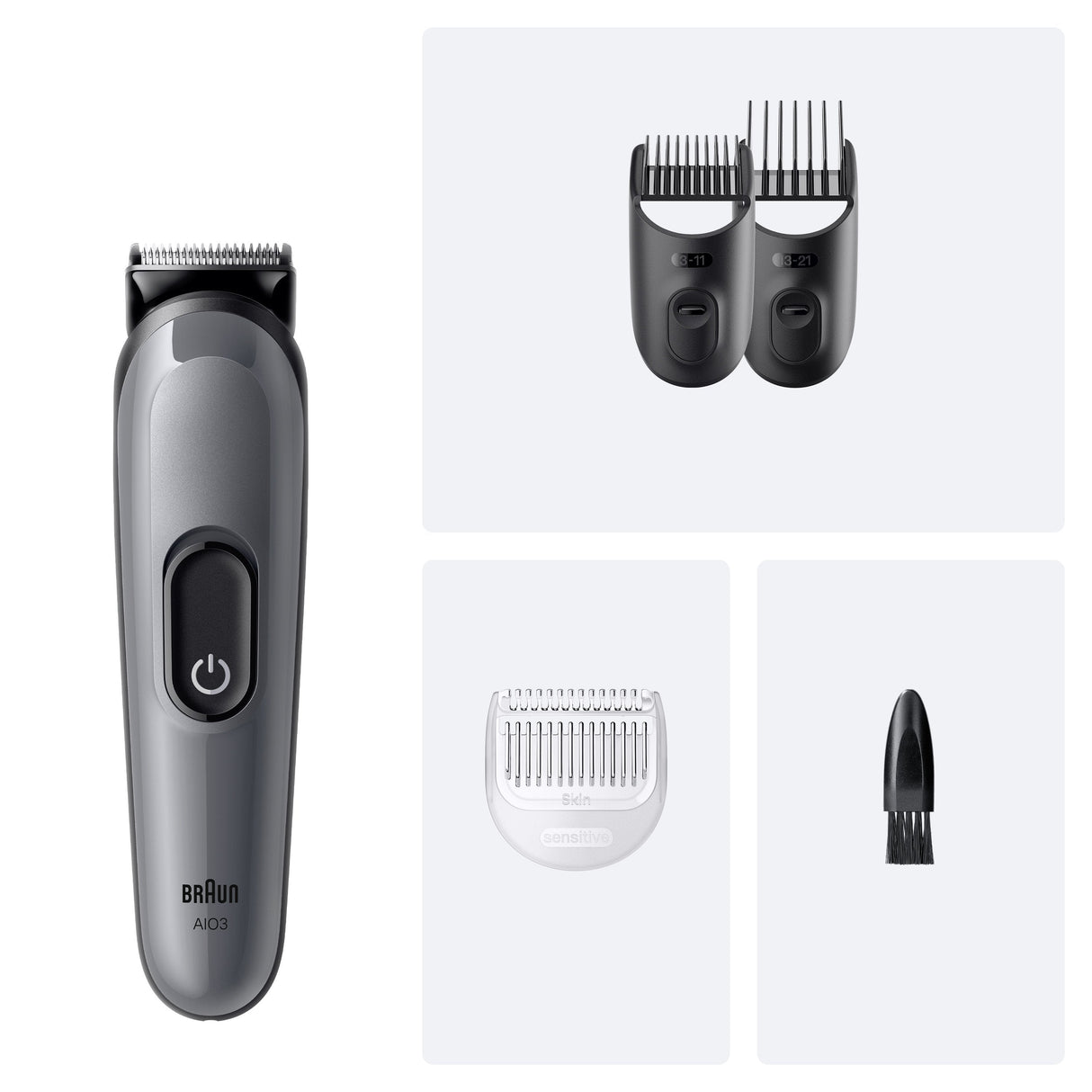Braun Aio3500 All-In-One Trimmer, Black