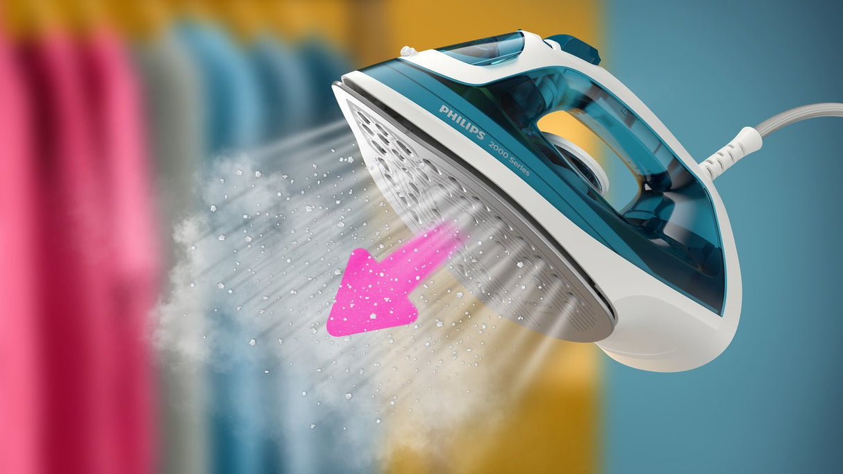 EAN 8720389044601 - Philips 2000 series DST2020/90 plancha Plancha a vapor Suela de cerámica 2000 W Color aguamarina imagen 5