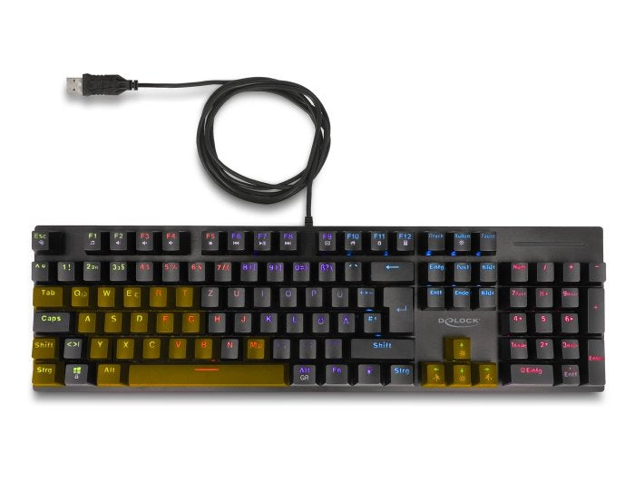 EAN 4043619121151 - DeLOCK 12115 teclado Juego QWERTZ Alemán imagen 2