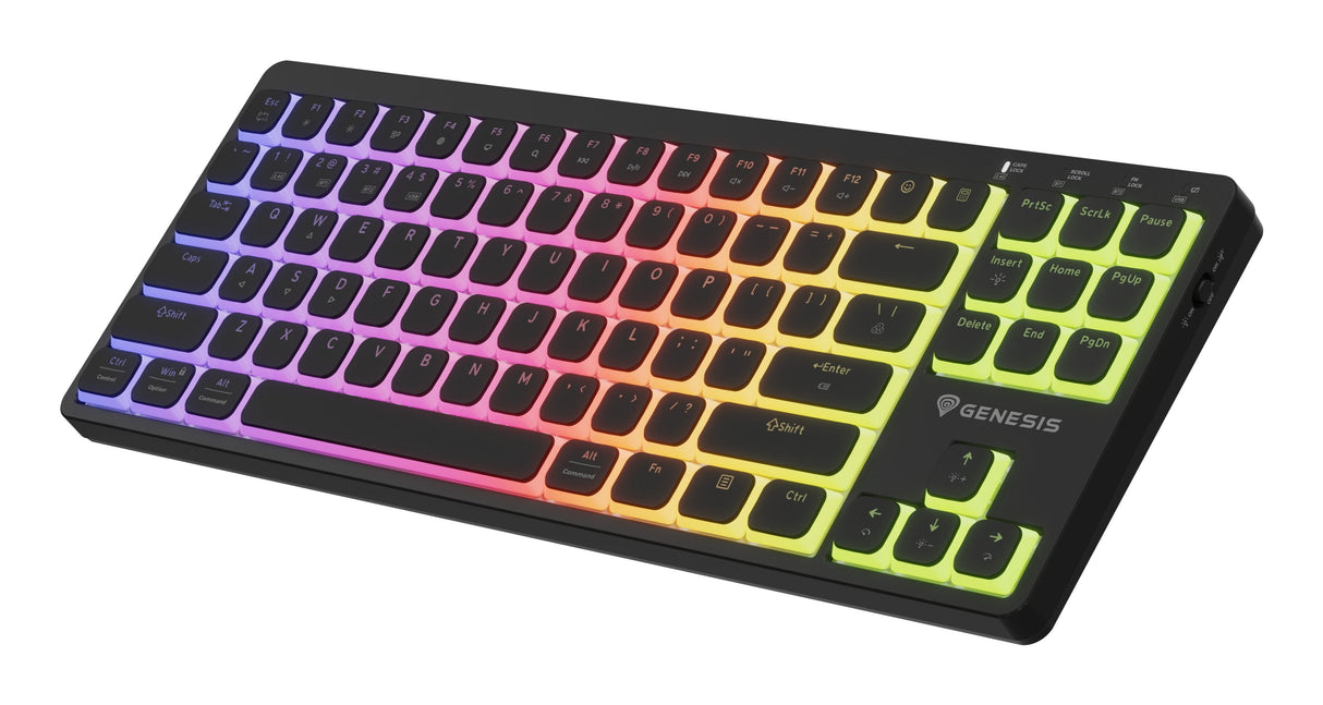 Genesis Thor 430 Mechanical, Wireless, Us Layout, Rgb, Silent Gaming Keyboard, Black
