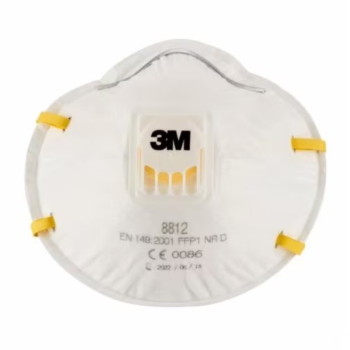 3m Cool Flow Pack De 3 Mascarillas Para Particulas Ffp1 - Desechable - Con Valvula - Para Niveles Bajos De Particulas -