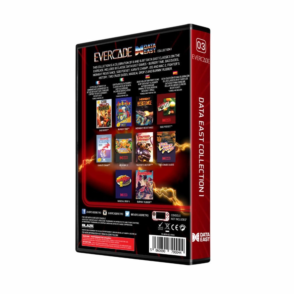 EAN 5060690790068 - Blaze Evercade DataEast Collection 1 Colección Plurilingüe imagen 2