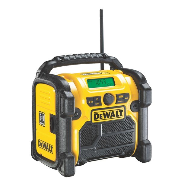 Radio Dewalt Dcr020-Qw Portátil Digital Negro, Amarillo