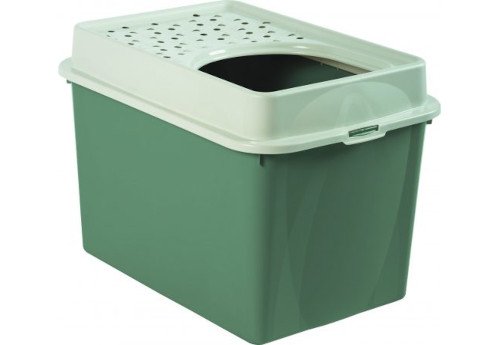 EAN 7610859232762 - Rotho Berty Gato Caja de arena con entrada superior Verde imagen 1