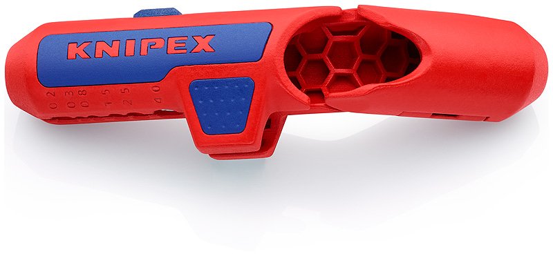 Knipex Ergostrip Herramienta Peladora Universal, Herramienta Peladora/Peladora Roja/Azul, Para Diestros 169501sb