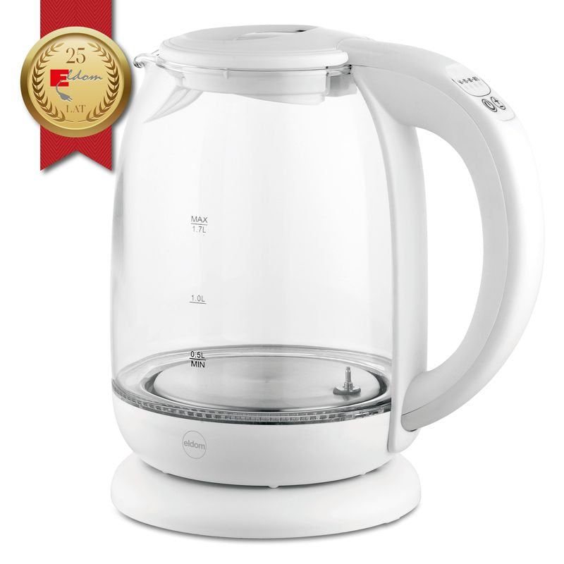 EAN 5908277386061 - ELDOM C510B Lumi tetera eléctrica 1,7 L 2200 W Blanco imagen 1