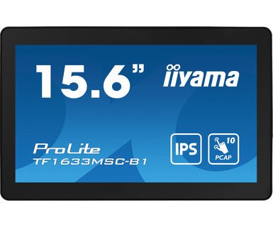 EAN 4948570122530 - iiyama ProLite TF1633MSC-B1 pantalla para PC 39,6 cm (15.6") 1920 x 1080 Pixeles Full HD Pantalla táctil imagen 1