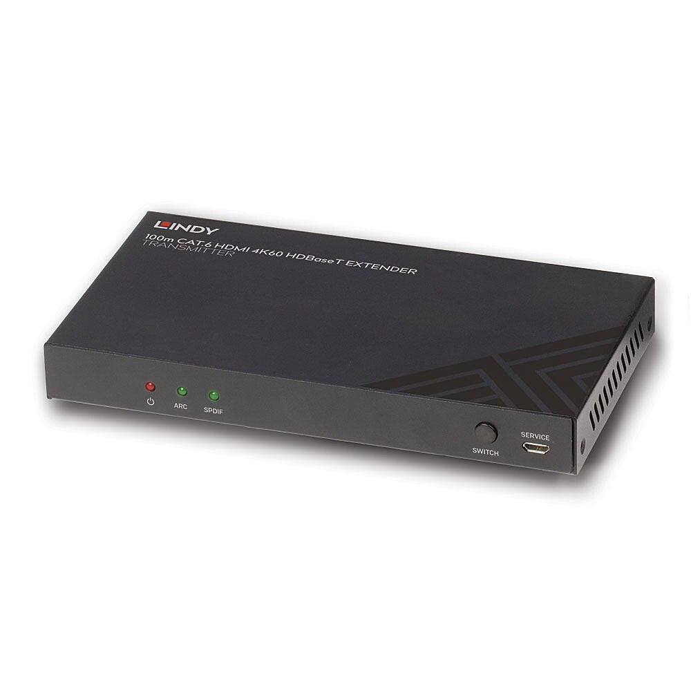 EAN 4002888383417 - Lindy 38341 extensor audio/video Transmisor de señales AV Negro imagen 1