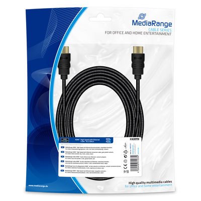 Cable De Red Ethernet De Alta Velocidad Mediarange Hdmi 10g S 5m