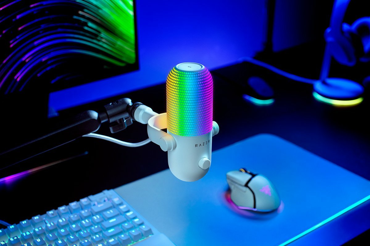 EAN 8887910000465 - Razer Seiren V3 Chroma Blanco Micrófono para PC imagen 2