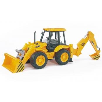 Bruder Excavadora Jcb 4cx Pala Frontal Y Trasera 02428