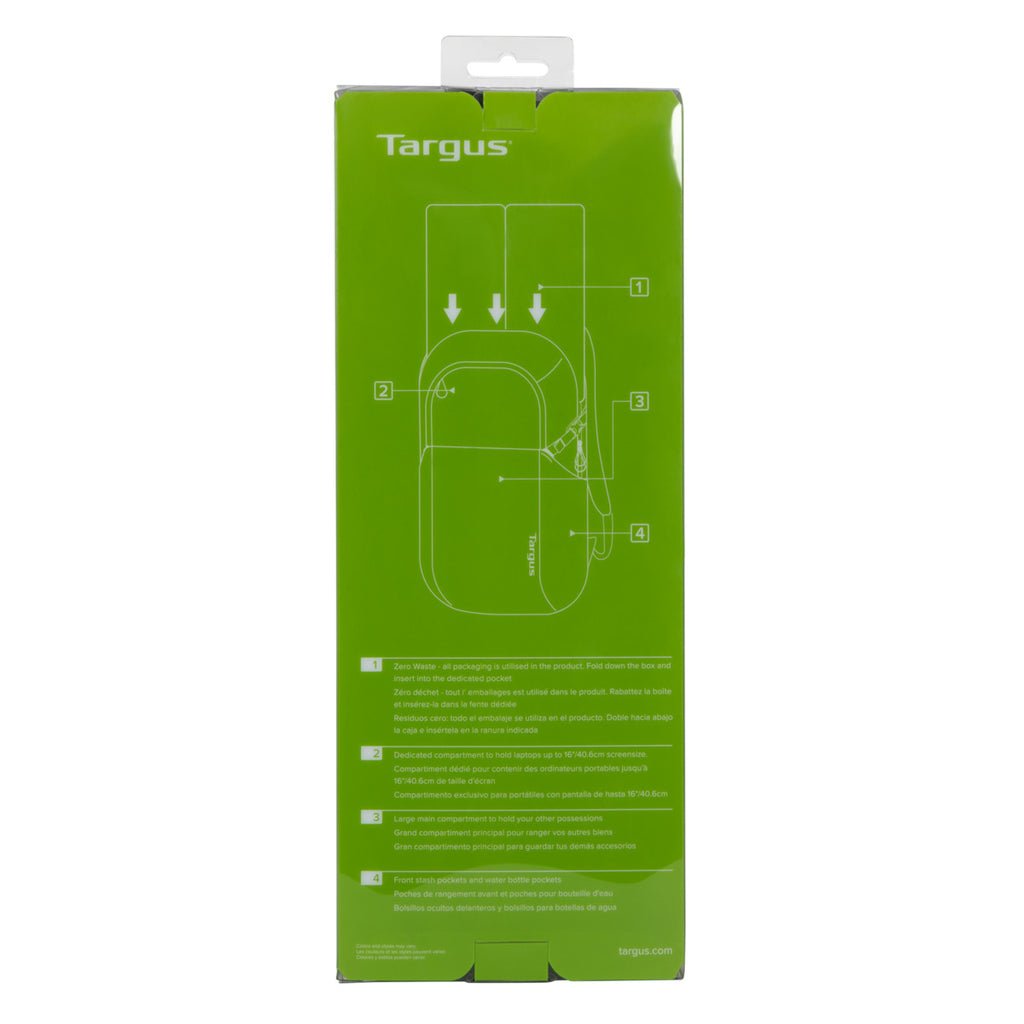 EAN 0092636362645 - Targus Zero Waste mochila Mochila informal Negro Plástico reciclado imagen 22