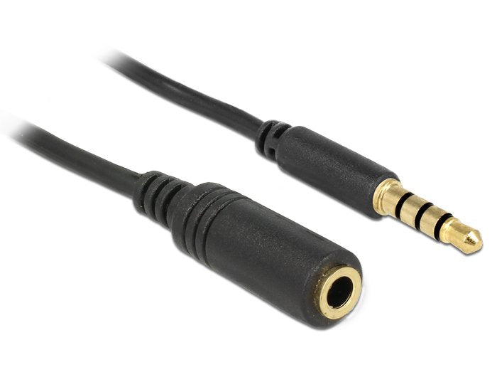 EAN 4043619846672 - DeLOCK 84667 cable de audio 2 m 3,5mm Negro imagen 1
