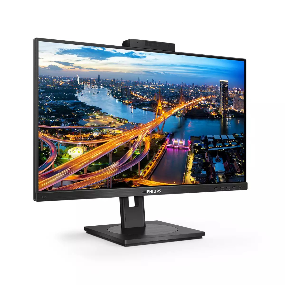 Monitor Philips 23.8" 243b1jh/00 Ips Wled Fhd 1920x1080 16:9 1000:1 250cd/M2 4ms Gtg Dp/Hdmi Usb-C 3.2/Usb 3.2/Display Link