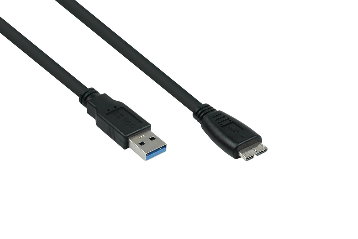 Kabelmeister Usb3.0 Cable A-Micro B Ul Negro 1,8m