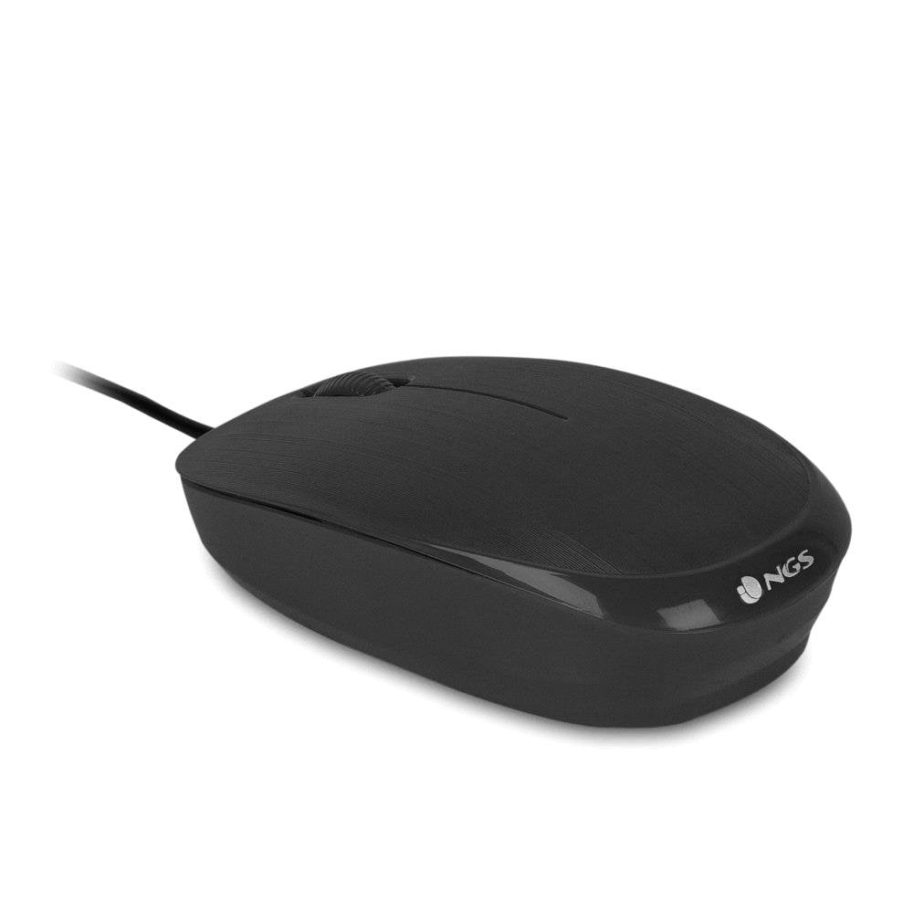 EAN 8435430624717 - NGS FLAME-C ratón Universal Ambidextro USB Tipo C Óptico 1000 DPI imagen 2