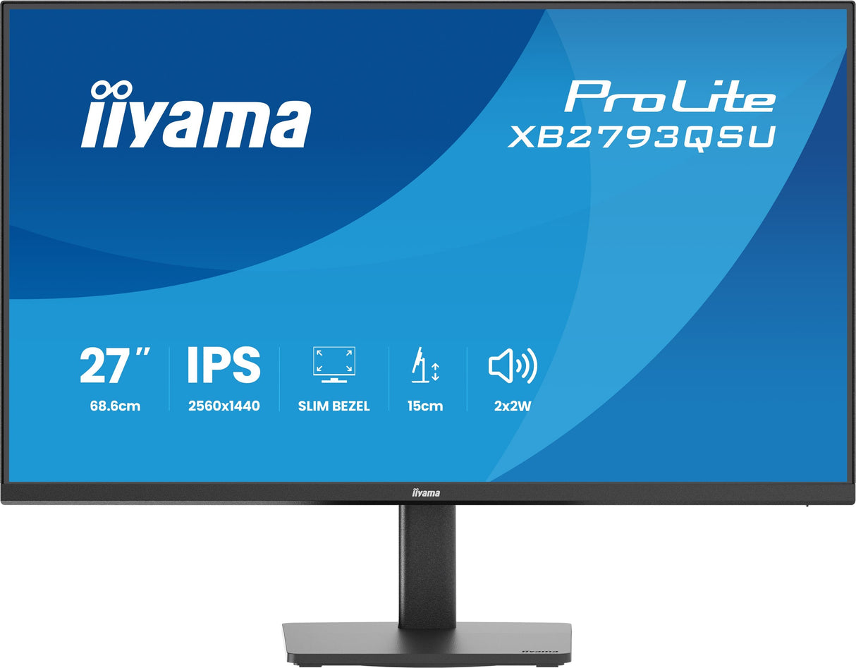 EAN 4948570126781 - iiyama ProLite XB2793QSU-B1 pantalla para PC 68,6 cm (27") 2560 x 1440 Pixeles Quad HD LED Negro imagen 3