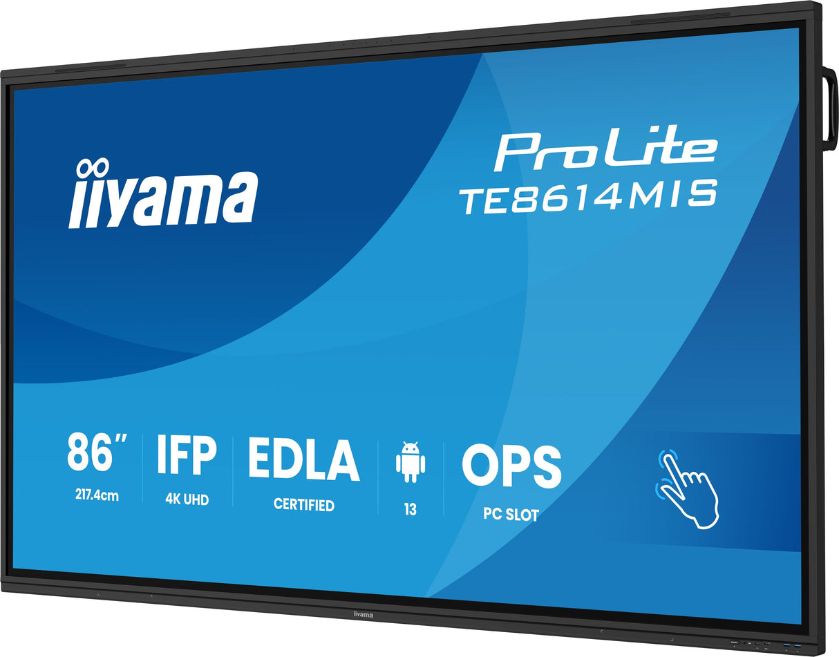 EAN 4948570124046 - iiyama PROLITE TE8614MIS-B2AG Pantalla plana para señalización digital 2,17 m (85.6") LCD Wifi 435 cd / m imagen 3