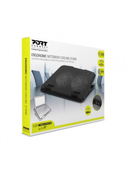 Port Designs 901099 Almohadilla Fría 43,2 Cm (17") 800 Rpm Negro