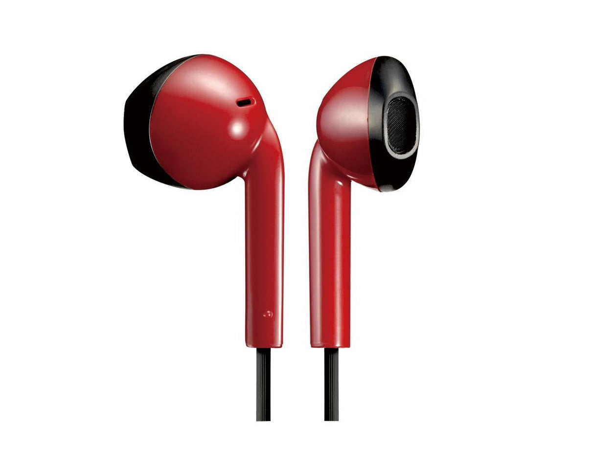 Auriculares Jvc Ha-F19m-Rb Con Micrófono Jack 3.5 Rojos