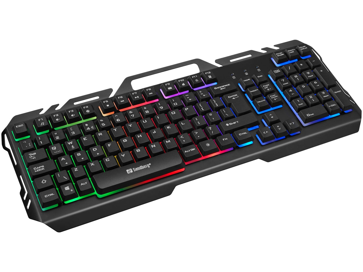 Sandberg 640-25 Teclado Juego Usb Azerty Belga Negro